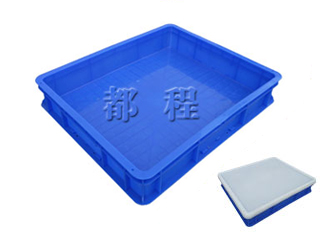 X286塑料周轉(zhuǎn)箱（箱蓋可選，可帶眼）